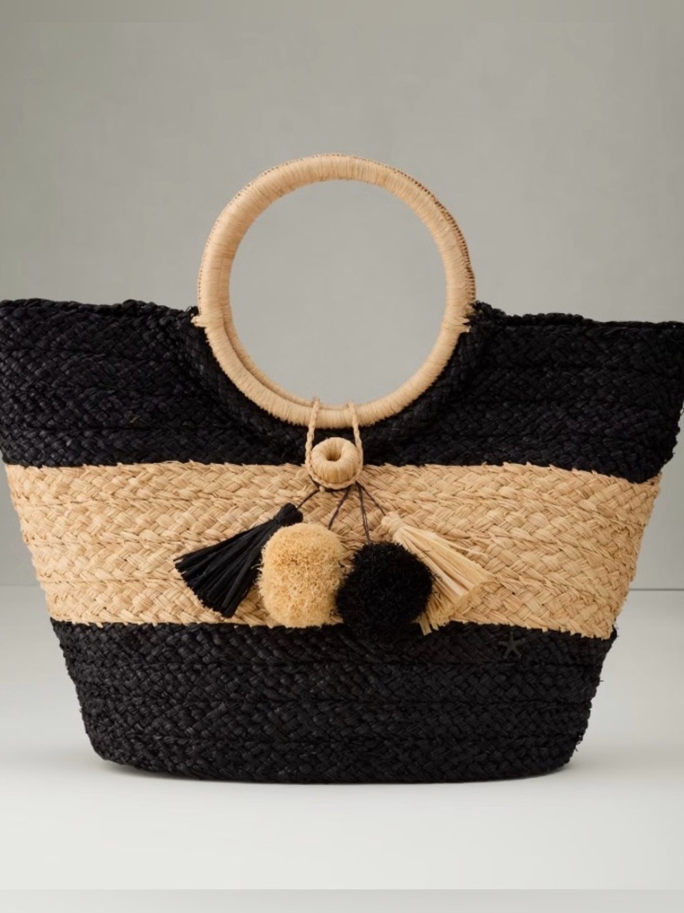 Tommy Bahama Beach Tote Caladesi Raffia NWT